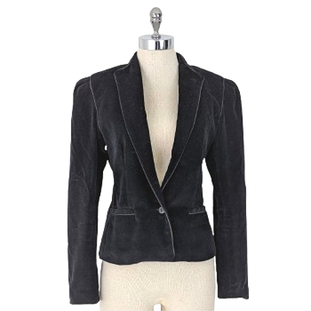 vintage 80's velvet blazer